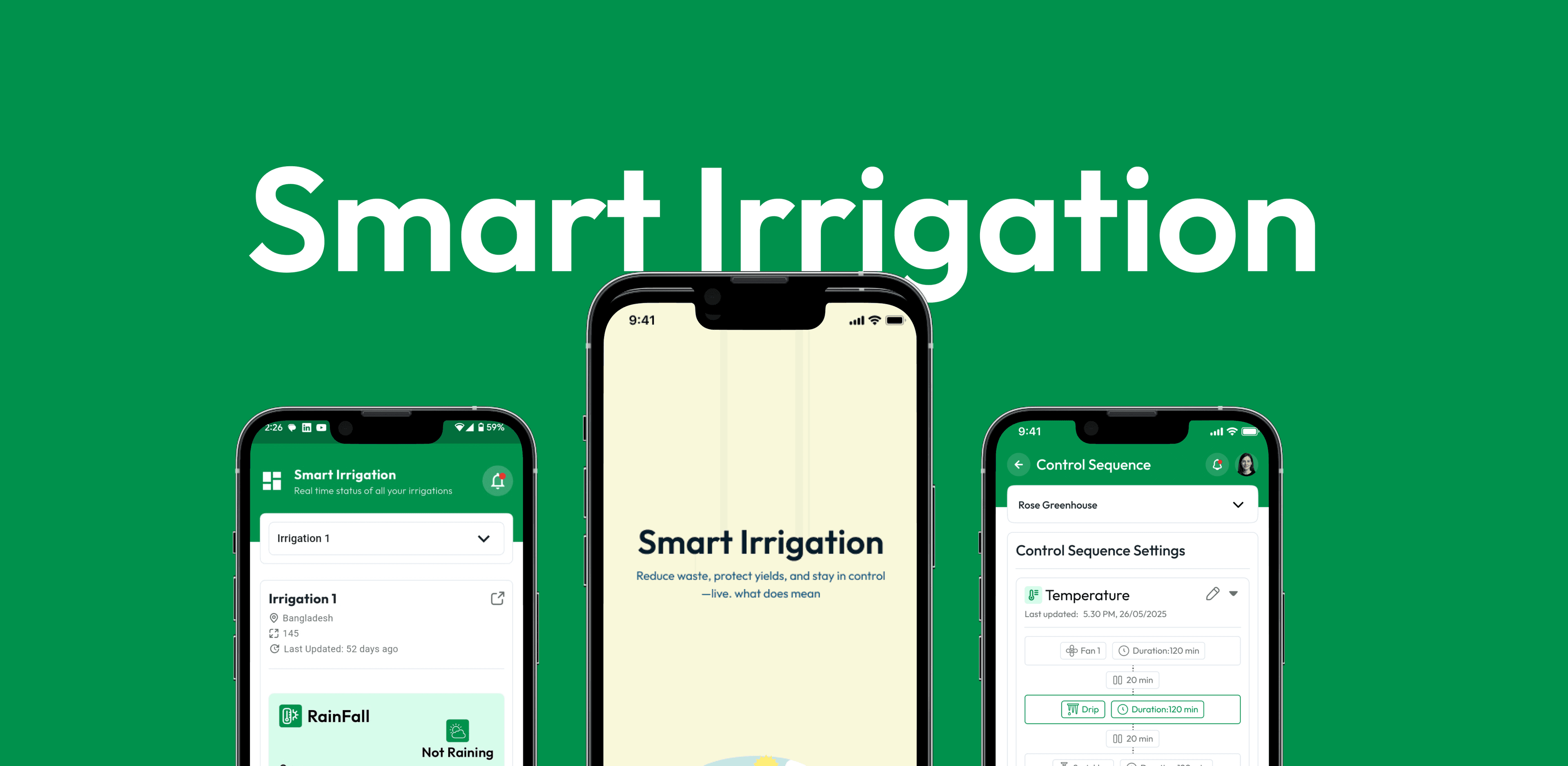 Polynet Irrigation mobile app preview